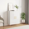 Image de vidaXL Sideboard blanc brillant 69,5x34x90 cm Bois composite