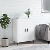 Image de vidaXL Sideboard Blanc 69,5x34x90 cm Bois composite