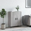 Image de vidaXL Sideboard Gris Sonoma 69,5x34x90 cm Matériau dérivé du bois
