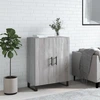 Image de vidaXL Sideboard Gris Sonoma 69,5x34x90 cm Matériau dérivé du bois