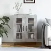 Image de vidaXL Sideboard gris béton 69,5x34x90 cm Bois composite