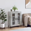 Image de vidaXL Sideboard gris béton 69,5x34x90 cm Bois composite