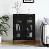 Image de vidaXL Sideboard Noir 69,5x34x90 cm Bois composite