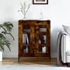 Image de vidaXL Sideboard chêne fumé 69,5x34x90 cm bois composite