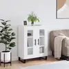 Image de vidaXL Sideboard Blanc 69,5x34x90 cm Bois composite
