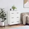 Image de vidaXL Sideboard Blanc 69,5x34x90 cm Bois composite