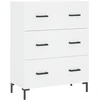 Image de vidaXL Sideboard Blanc 69,5x34x90 cm Bois composite