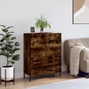 Image de vidaXL Sideboard chêne fumé 69,5x34x90 cm bois composite