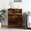 Image de vidaXL Sideboard chêne fumé 69,5x34x90 cm bois composite
