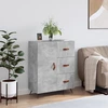 Image de vidaXL Sideboard gris béton 69,5x34x90 cm Bois composite