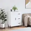 Image de vidaXL Sideboard Blanc 69,5x34x90 cm Bois composite
