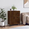 Image de vidaXL Sideboard brun imitation chêne 69,5x34x90 cm Matériau dérivé du bois