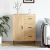 Image de vidaXL Sideboard chêne Sonoma 69,5x34x90 cm Matériau dérivé du bois