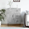 Image de vidaXL Sideboard gris béton 69,5x34x90 cm Bois composite