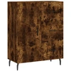 Image de vidaXL Sideboard chêne fumé 69,5x34x90 cm bois composite