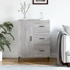 Image de vidaXL Sideboard Gris Sonoma 69,5x34x90 cm Matériau dérivé du bois