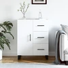 Image de vidaXL Sideboard Blanc 69,5x34x90 cm Bois composite