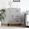 Image de vidaXL Sideboard Gris Sonoma 69,5x34x90 cm Matériau dérivé du bois