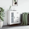 Image de vidaXL Sideboard Blanc 69,5x34x90 cm Bois composite