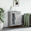 Image de vidaXL Sideboard gris béton 69,5x34x90 cm Bois composite