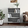Image de vidaXL Armoire à étagères gris béton 69,5x32,5x90 cm Bois composite