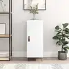 Image de vidaXL Sideboard Blanc 34,5x34x90 cm Bois composite
