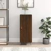 Image de vidaXL Sideboard brun imitation chêne 34,5x34x90 cm Matériau dérivé du bois
