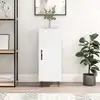 Image de vidaXL Sideboard Blanc 34,5x34x90 cm Bois composite