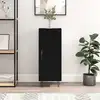 Image de vidaXL Sideboard Noir 34,5x34x90 cm Bois composite