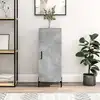 Image de vidaXL Sideboard gris béton 34,5x34x90 cm Bois composite