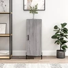 Image de vidaXL Sideboard Gris Sonoma 34,5x34x90 cm Matériau dérivé du bois