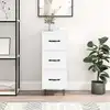 Image de vidaXL Sideboard Blanc 34,5x34x90 cm Bois composite