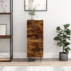 Image de vidaXL Sideboard chêne fumé 34,5x34x90 cm bois composite
