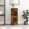 Image de vidaXL Sideboard chêne fumé 34,5x34x90 cm bois composite