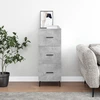 Image de vidaXL Sideboard gris béton 34,5x34x90 cm Bois composite