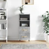 Image de vidaXL Sideboard gris béton 34,5x34x90 cm Bois composite