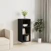 Image de vidaXL Sideboard Noir 34,5x32,5x90 cm Bois composite