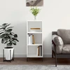 Image de vidaXL Sideboard Blanc 34,5x32,5x90 cm Bois composite