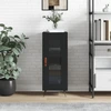 Image de vidaXL Sideboard Noir 34,5x34x90 cm Bois composite