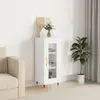 Image de vidaXL Sideboard Blanc 34,5x34x90 cm Bois composite