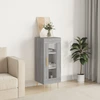 Image de vidaXL Sideboard Gris Sonoma 34,5x34x90 cm Matériau dérivé du bois