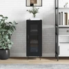 Image de vidaXL Sideboard Noir 34,5x34x90 cm Bois composite