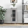 Image de vidaXL Sideboard Gris Sonoma 34,5x34x90 cm Matériau dérivé du bois