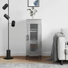 Image de vidaXL Sideboard Gris Sonoma 34,5x34x90 cm Matériau dérivé du bois