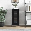 Image de vidaXL Sideboard Noir 34,5x34x90 cm Bois composite