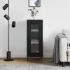 Image de vidaXL Sideboard Noir 34,5x34x90 cm Bois composite