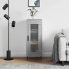 Image de vidaXL Sideboard Gris Sonoma 34,5x34x90 cm Matériau dérivé du bois