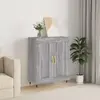 Image de vidaXL Sideboard Gris Sonoma 69,5x34x90 cm Matériau dérivé du bois