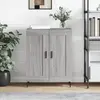 Image de vidaXL Sideboard Gris Sonoma 69,5x34x90 cm Matériau dérivé du bois