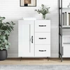 Image de vidaXL Sideboard blanc brillant 69,5x34x90 cm Bois composite